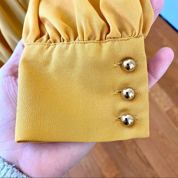 Pinkblush Yellow Tie Dress - Picture 13 of 16